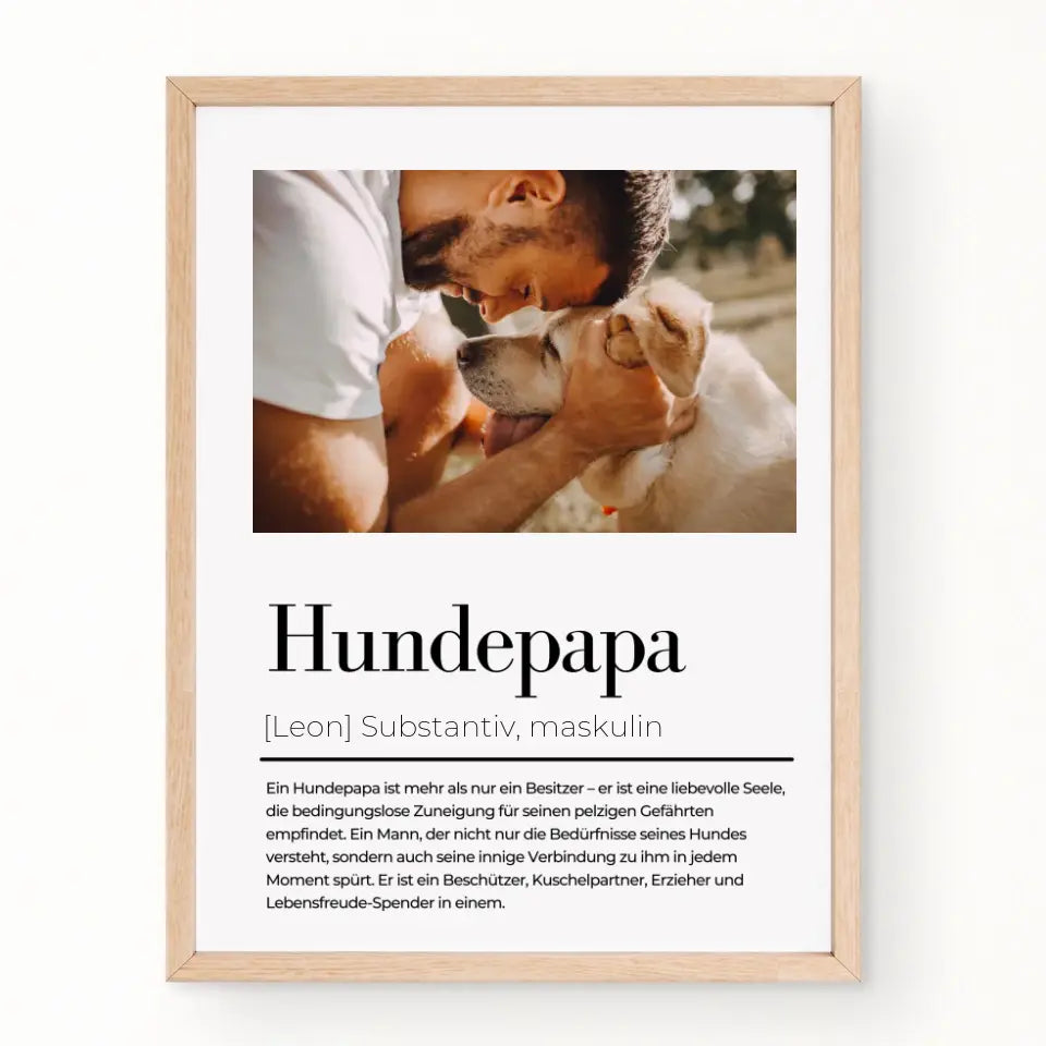 Poster Hundemama - Hundepapa