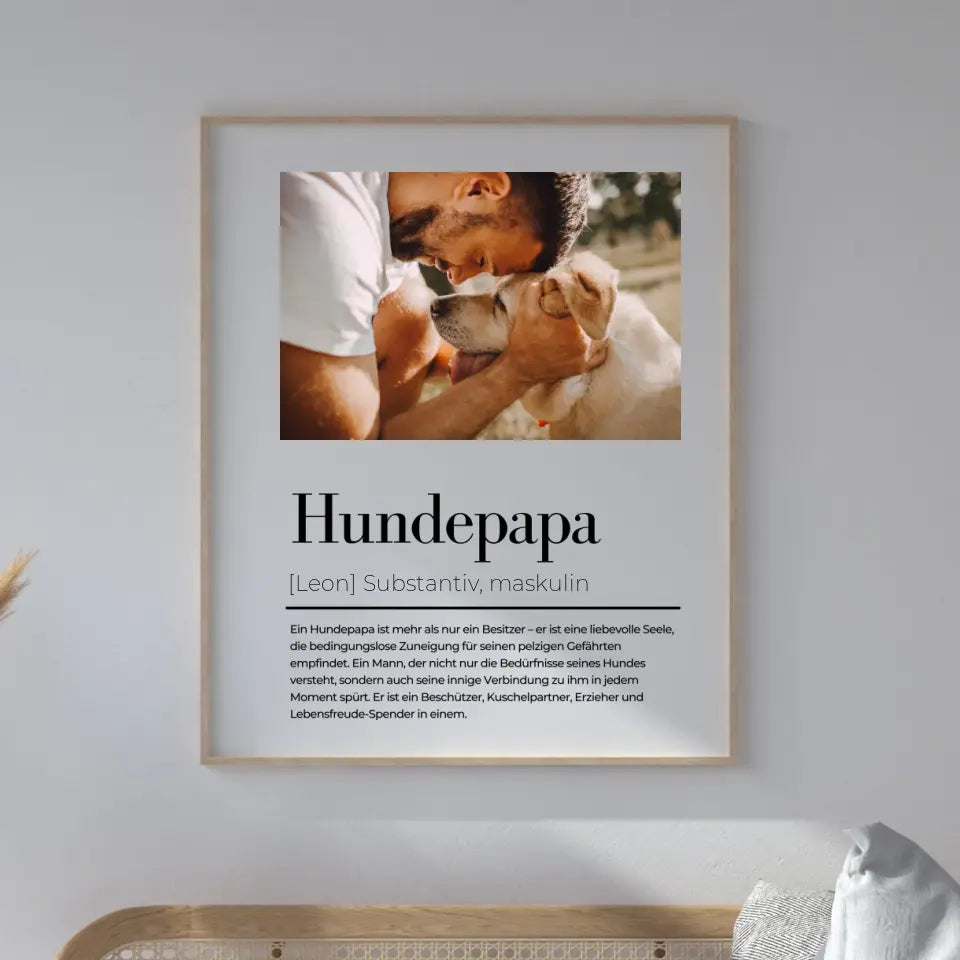 Poster Hundemama - Hundepapa