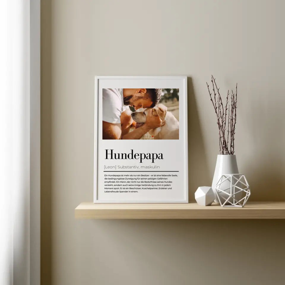 Poster Hundemama - Hundepapa