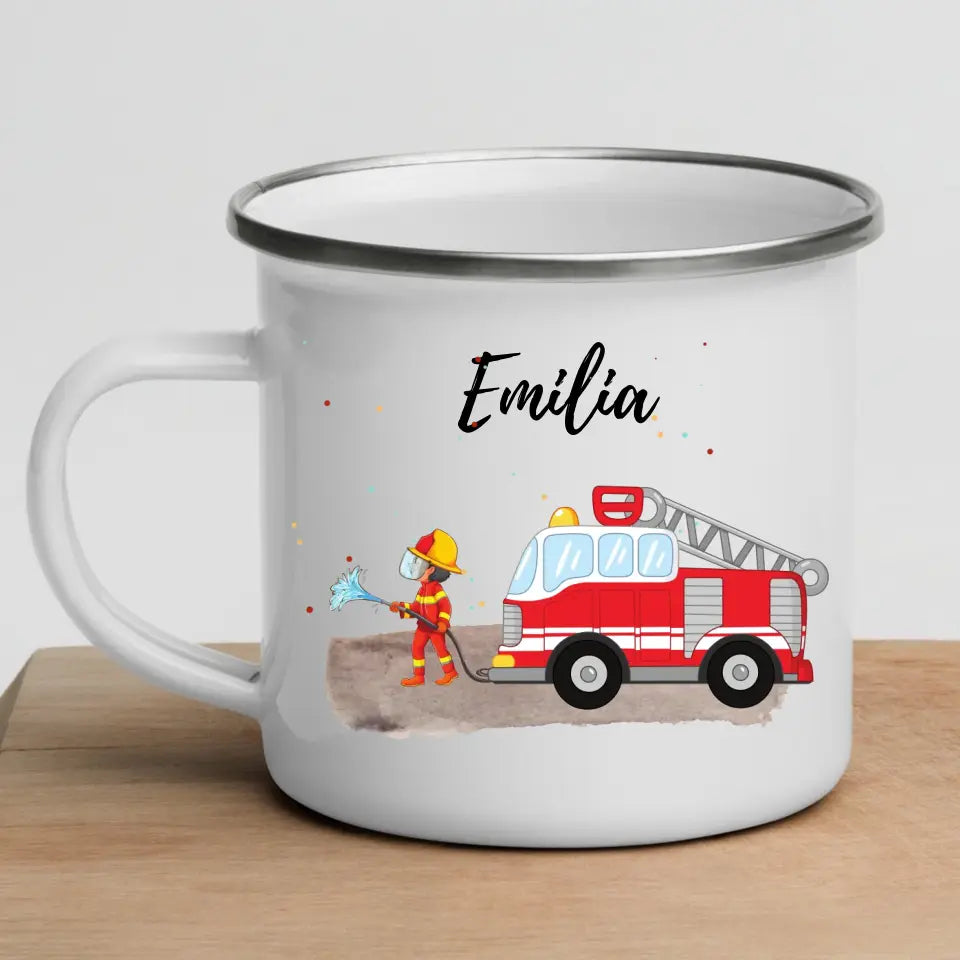 Kindertasse Feuerwehrmann