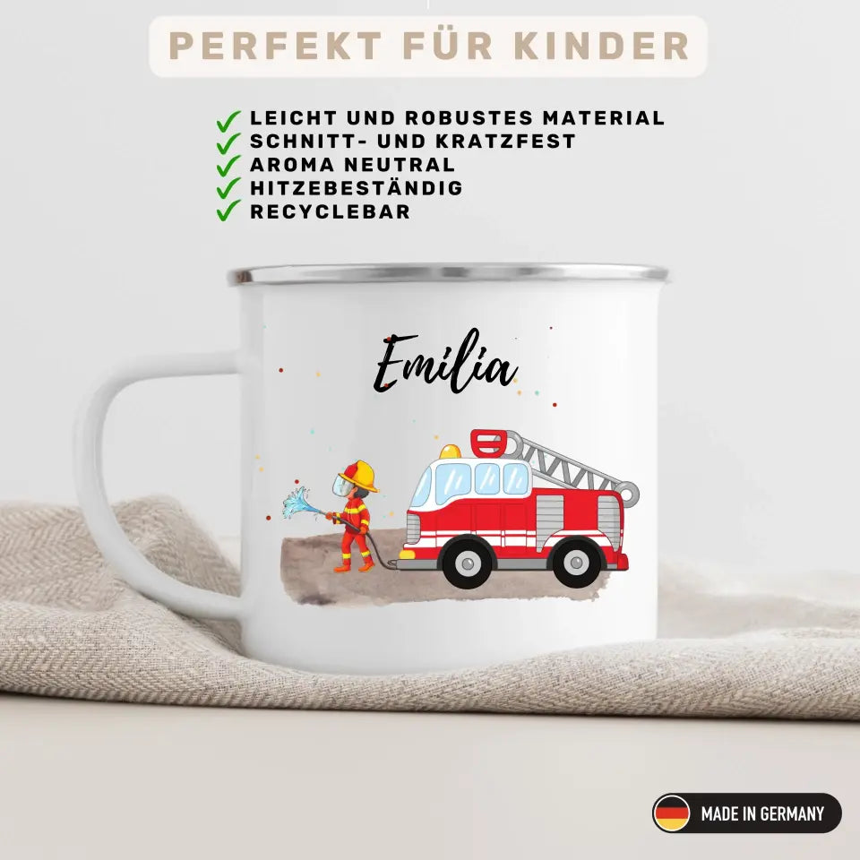 Kindertasse Feuerwehrmann