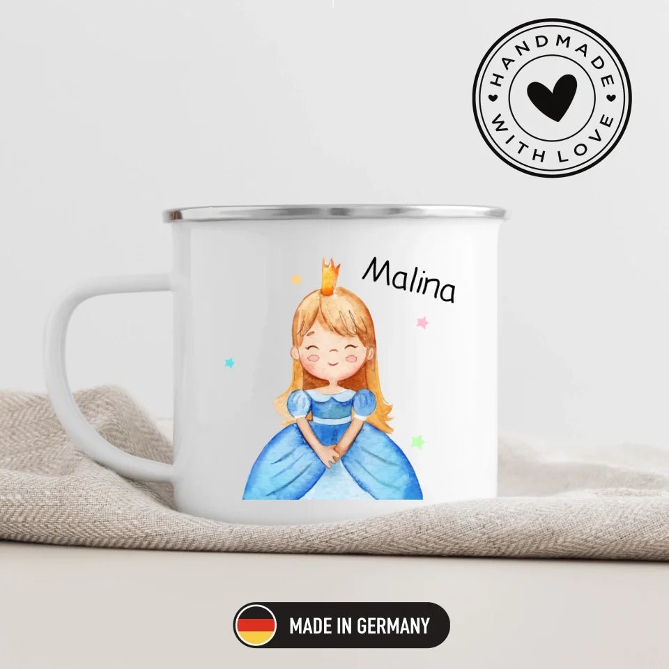 Emaille Tasse Kleine Prinzessin Little Mathilda