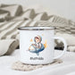 Emaille Tasse Kleiner Raketenpilot Little Mathilda