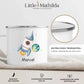 Emaille Tasse Raketenflieger Little Mathilda