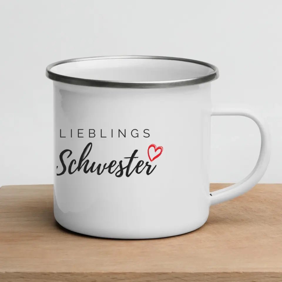 Keramik Tasse Lieblings Schwester Little Mathilda