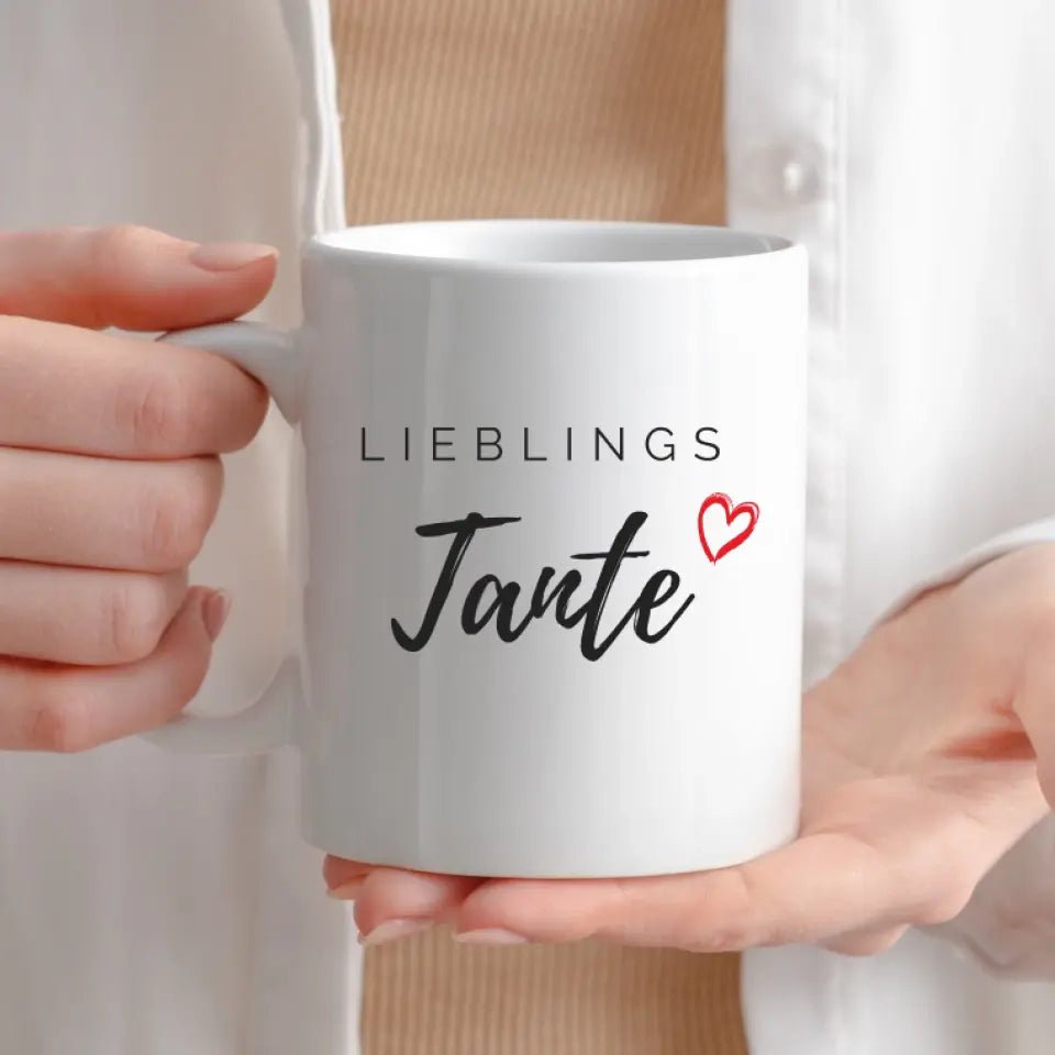 Keramik Tasse Lieblings Tante Little Mathilda