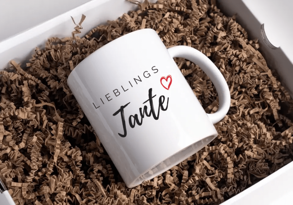 Keramik Tasse Lieblings Tante Little Mathilda