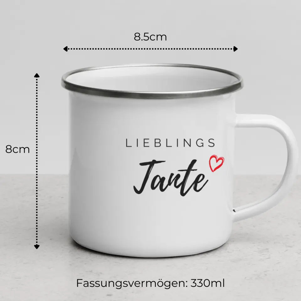 Keramik Tasse Lieblings Tante Little Mathilda